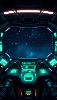 Free Pixel Space Cockpit Image - Pixel, Space, Cyberpunk | Download at ...