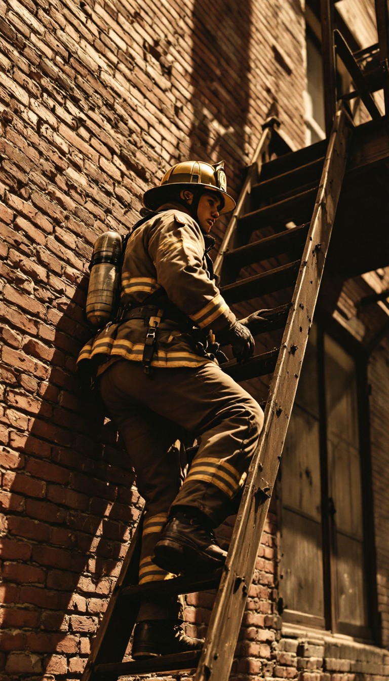 Original Rider Fireman Free Heroic Fireman Rising Image - Firefighter, Vintage, Hero ...