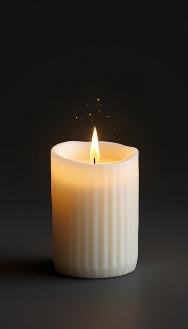 Light Rays From Candle Free Glowing Minimal Candle Image - Candle, Minimal, Flame | Download ...