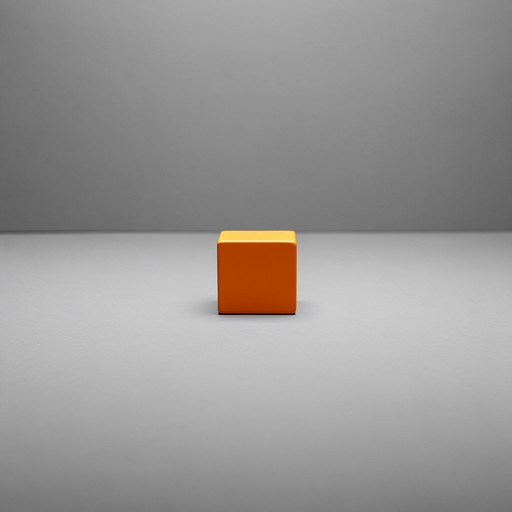 Free Orange Solitary Cube Image - Cube, Orange, 3d | Download at StockCake