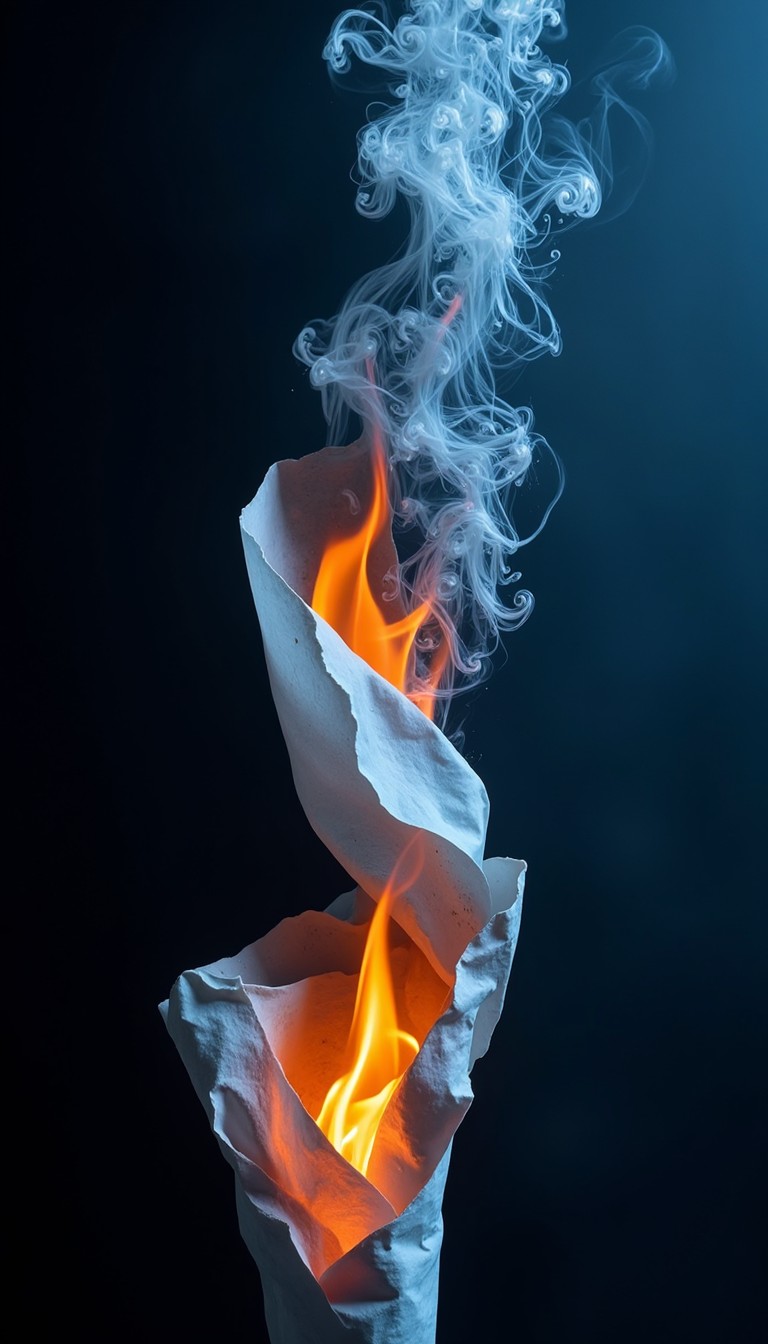 Paper Flamethrower Free Flame Meets Paper Image - Fire, Paper, Burning | Download at StockCake