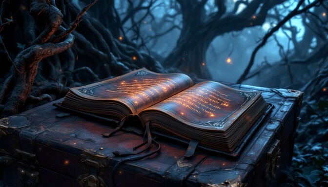 Free Magical Book Glows Image - Magical, Spellbook, Forest | Download ...