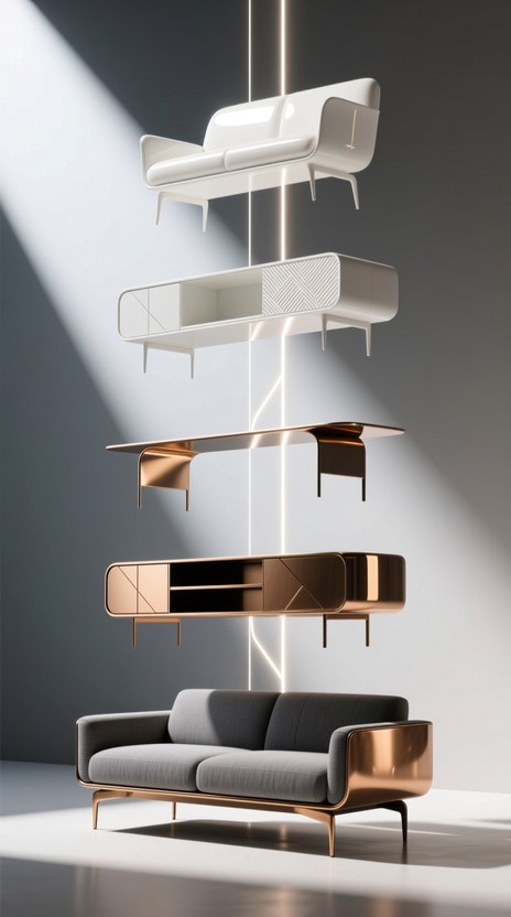 Free Minimal Floating Furniture Image - Furniture, Scandinavian ...