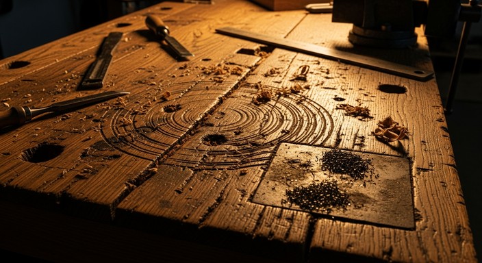 Free Craftsman's Worn Bench Image - Workshop, Workbench, Texture ...