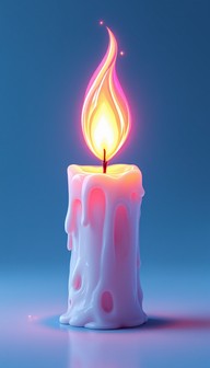 Free Magical Glowing Candle Image - Candle, Flame, Glow | Download at ...