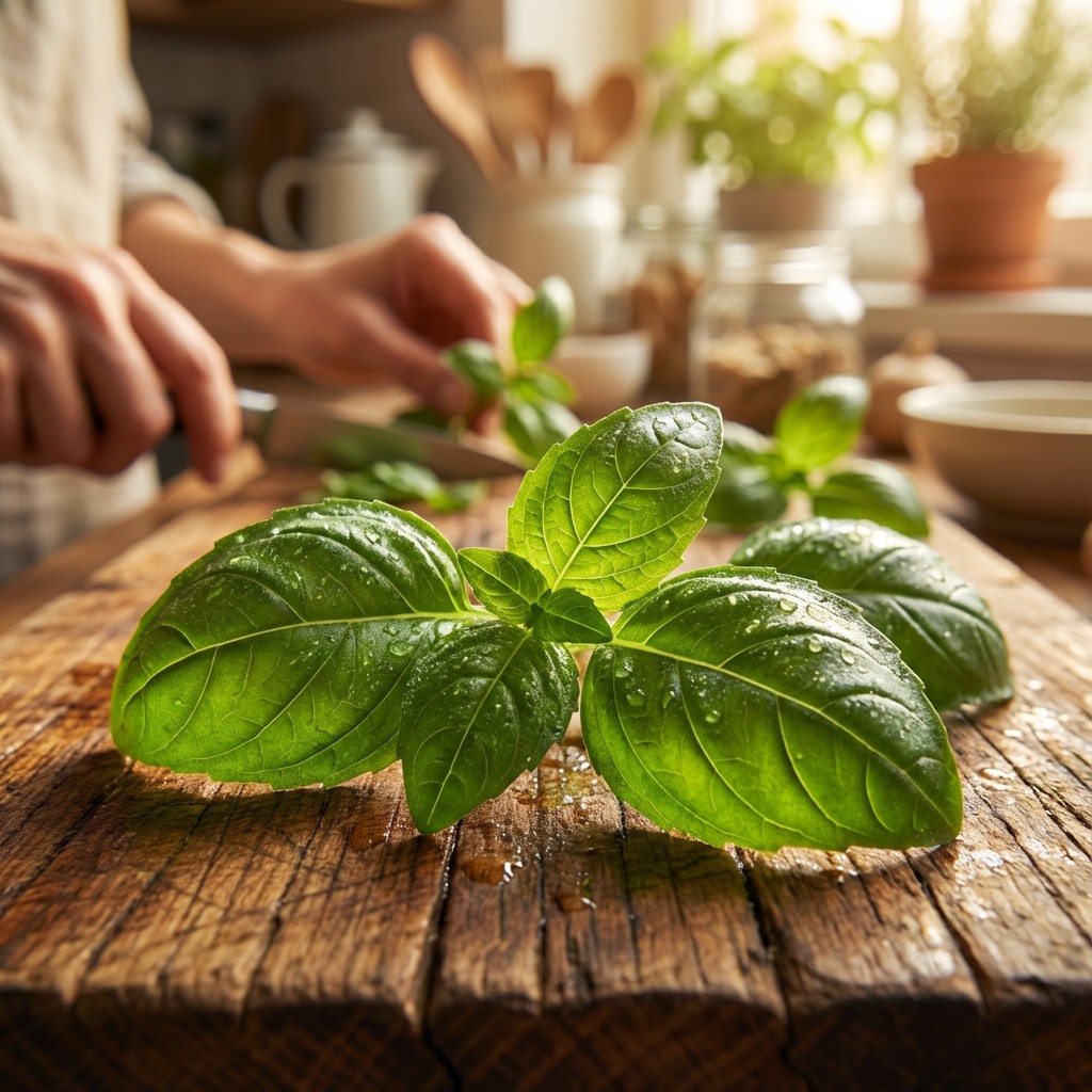 Free Fresh Basil Preparation Image - Basil, Herb, Leaves | Download at ...