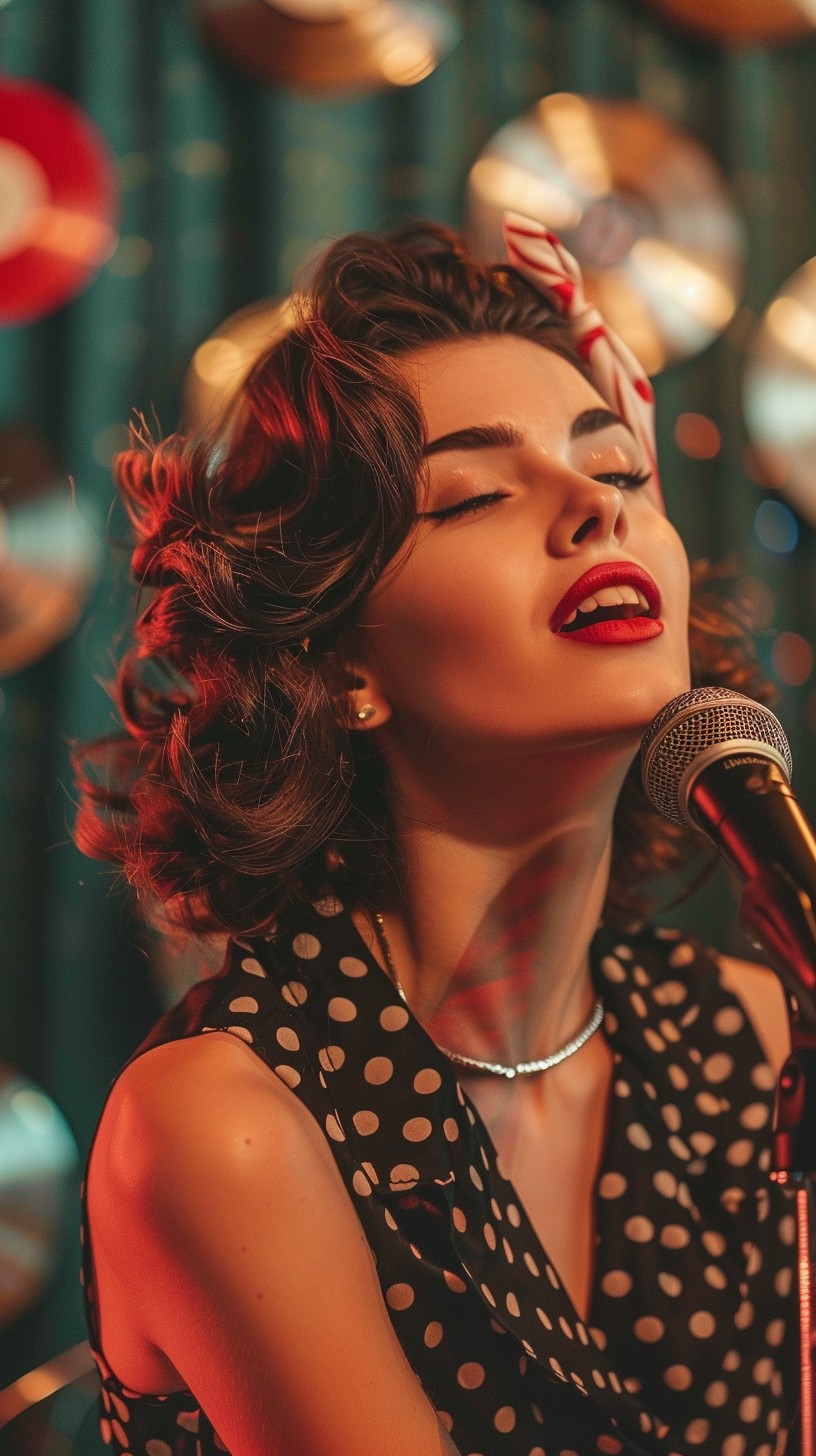 Free Vintage Singer Performing Image - Vintage, Singer, Microphone ...