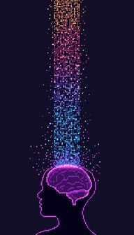 Free Mind Pixel Fountain Image - Creativity, Pixels, Brain | Download ...