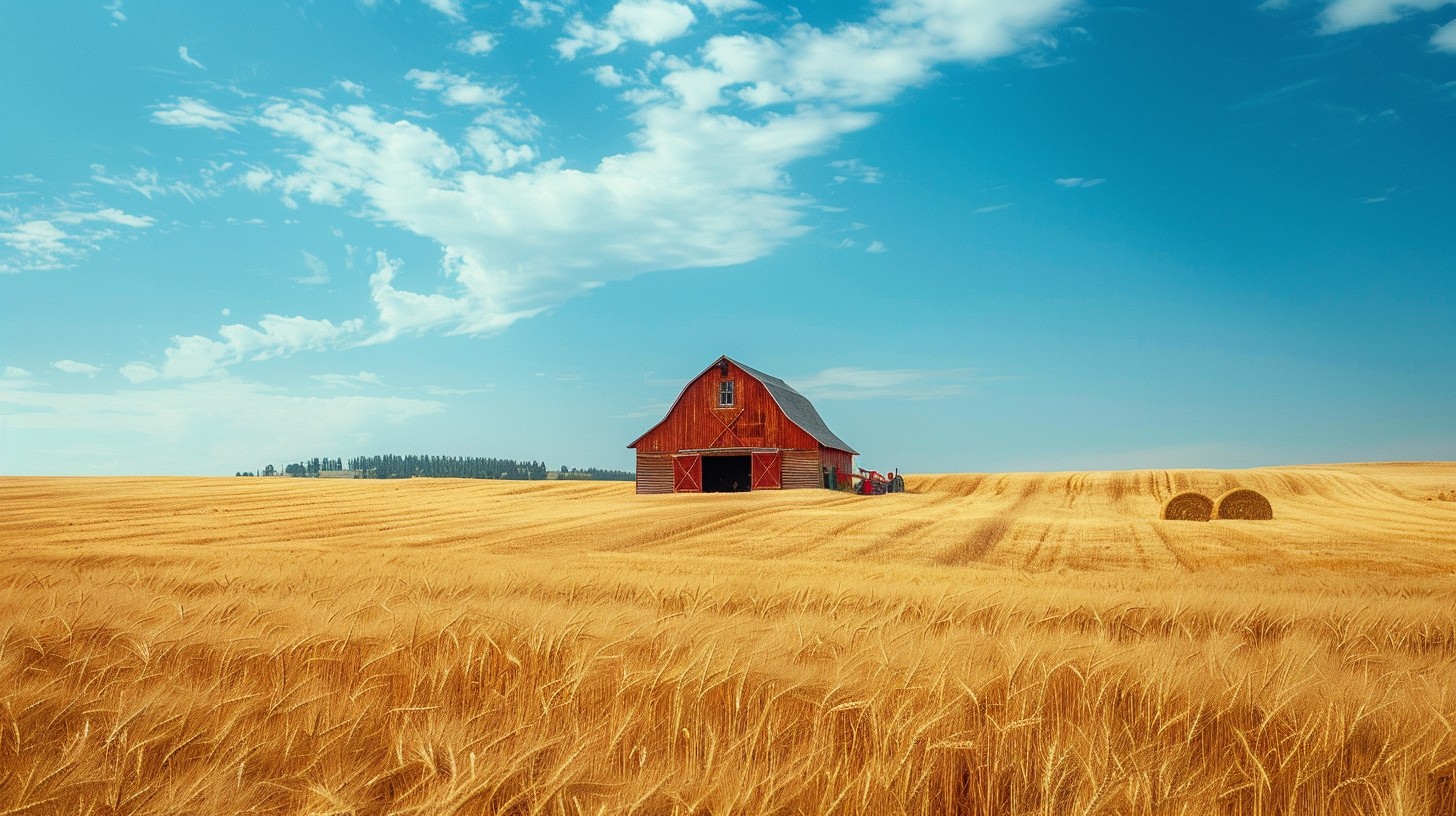 Free Rustic Barn Landscape Image - Rural, Barn, Wheat | Download at ...