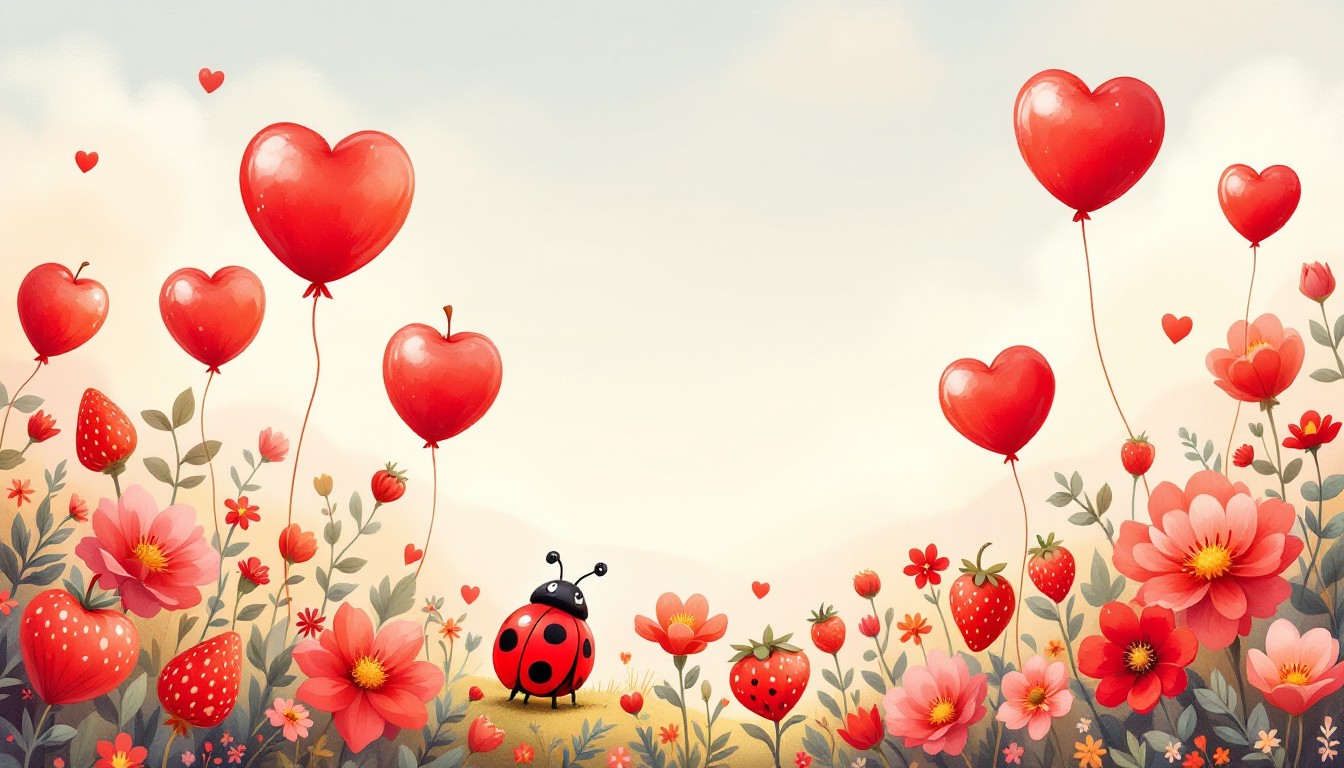 Free Red Whimsical Wonderland Image - Red, Whimsical, Illustration ...