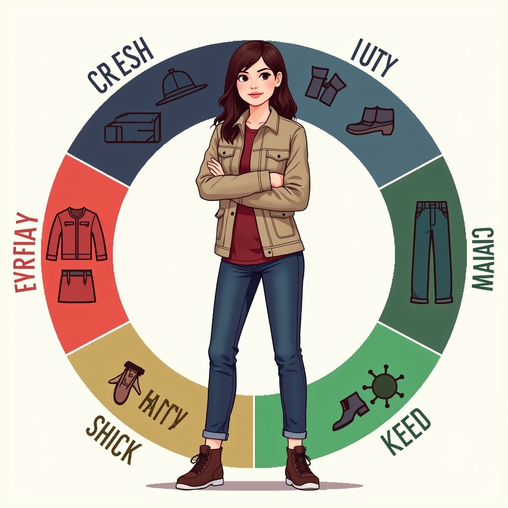 Free Versatile Wardrobe Wheel Image - Fashion, Versatile, Wardrobe ...