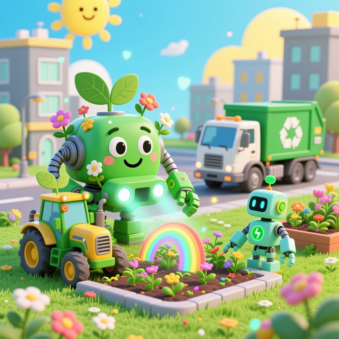 Free Green Machine Magic Image - Whimsical, Machines, Green | Download ...