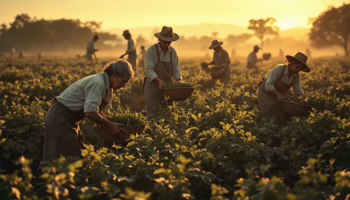 Free Dawn Field Workers Image - Farming, Harvest, Agriculture ...