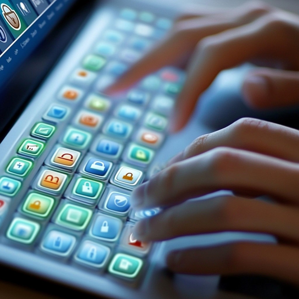 Free Colorful keypad typing Image - Technology, Fingertips, Colorful ...