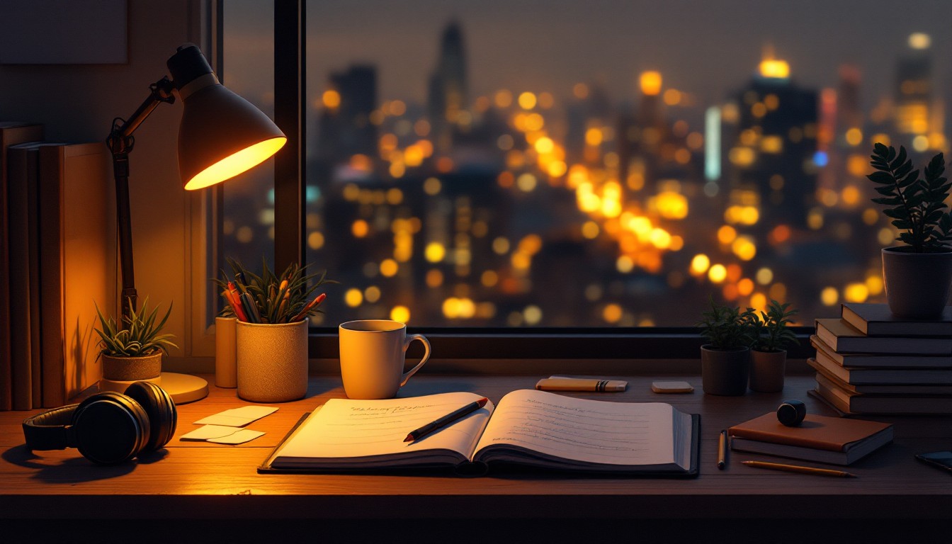 Free Cozy Study Nook Image - Study, Desk, Workspace | Download at StockCake