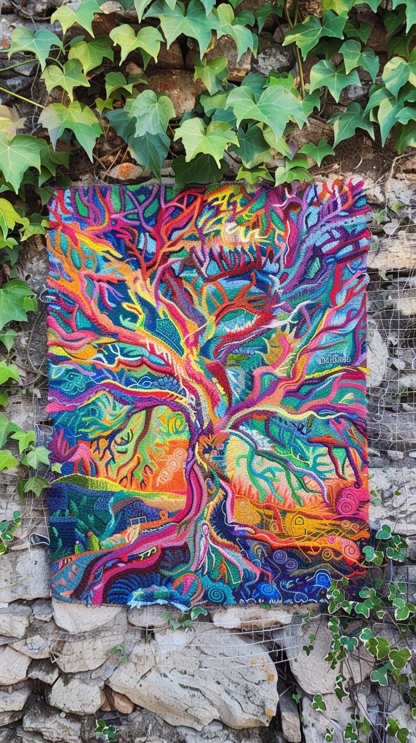 Free Vibrant Tree Art Image - Art, Tree, Vibrant | Download at StockCake