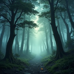 Free Mystical Forest Path Image - Forest, Misty, Fog | Download at ...