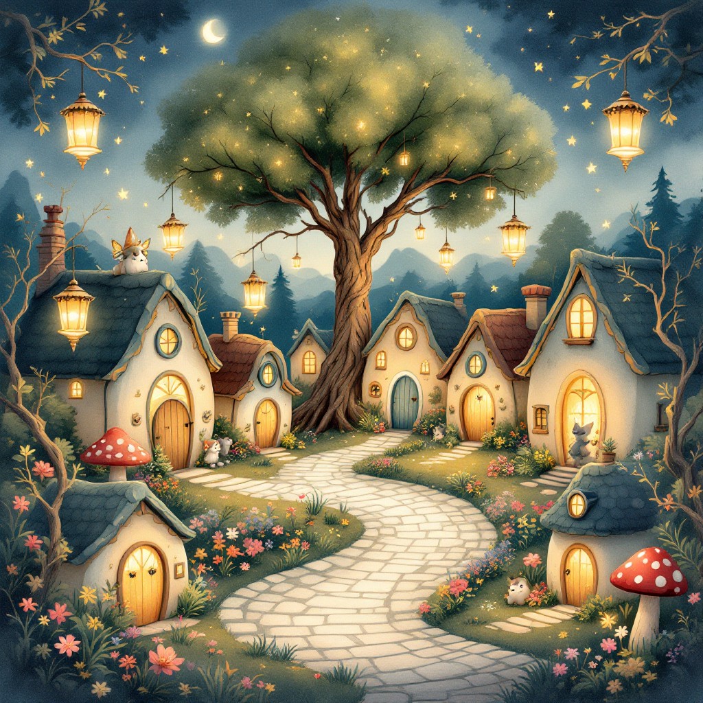 Free Enchanted Fairy Village Image - Enchanted, Fairy, Village ...