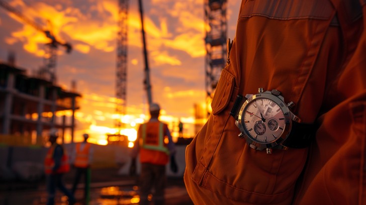 Free Timekeeping at Sunset Image - Sunset, Wristwatch, Construction ...