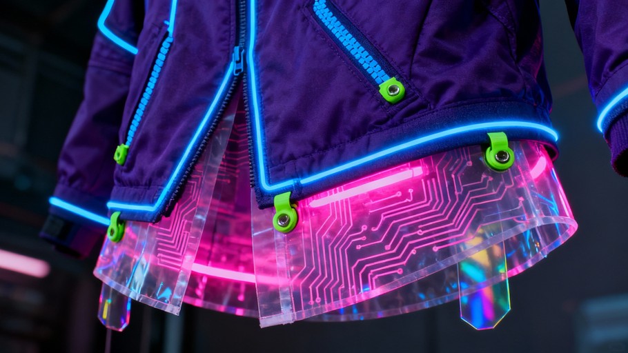 Free Neon Cyber Rapper Image | Download at StockCake