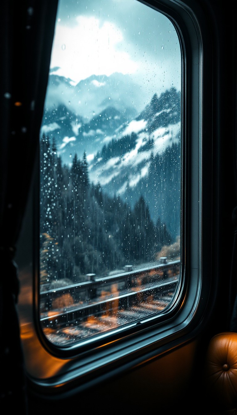 Free Mountain Window View Image - Mountains, Train, Window | Download ...