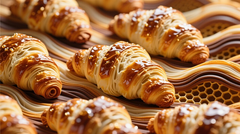 Texture Pastry Example Free Golden Pastry Layers Image - Pastry, Golden, Flaky | Download at ...
