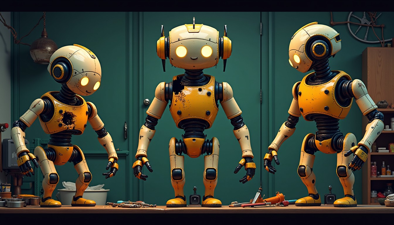 Multi Robots Animation Free Animated robot trio Image - Robots, Animation, Characters ...