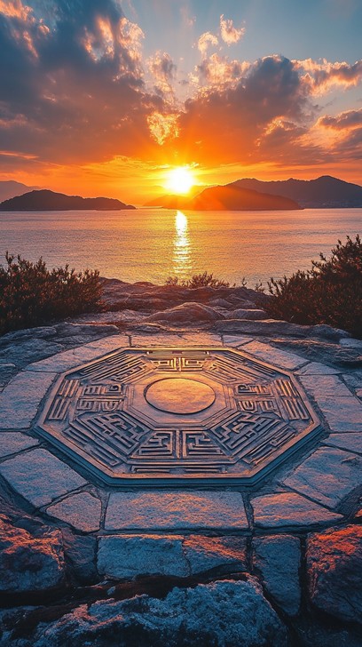 Free Sunset over water Image - Sunset, Ocean, Mountains | Download at ...