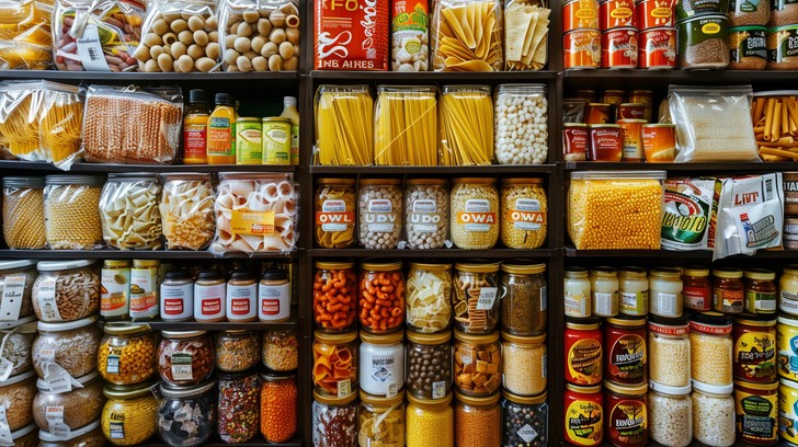 Food From Store Free Grocery Shelf Variety Image - Grocery, Spices, Pasta | Download at ...