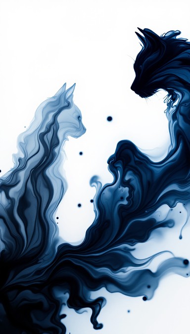 Free Ink Animals Dance Image - Abstract, Fluid, Ink | Download at StockCake