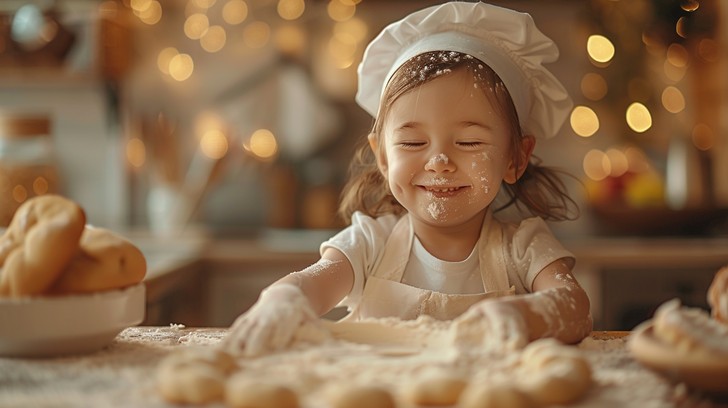 Download Joyful Baking Fun Image - Baking, Child, Kitchen | StockCake