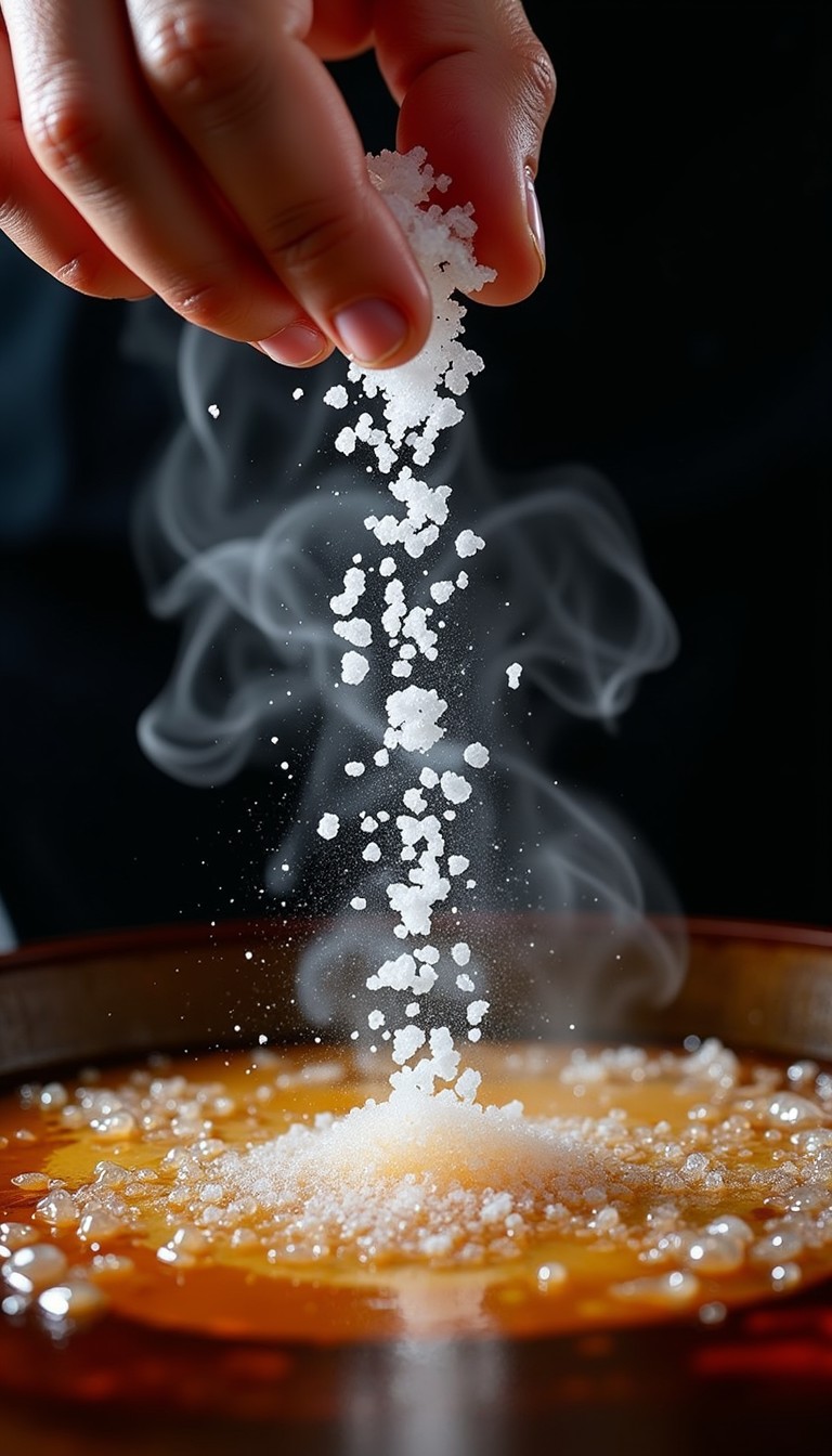 Heating Using Salt Free Salt Meets Heat Image - Salt, Cooking, Macro | Download at StockCake