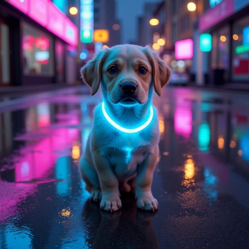 Perro Neon Free Neon Cyber Puppy Image - Puppy, Cyberpunk, Neon | Download at ...