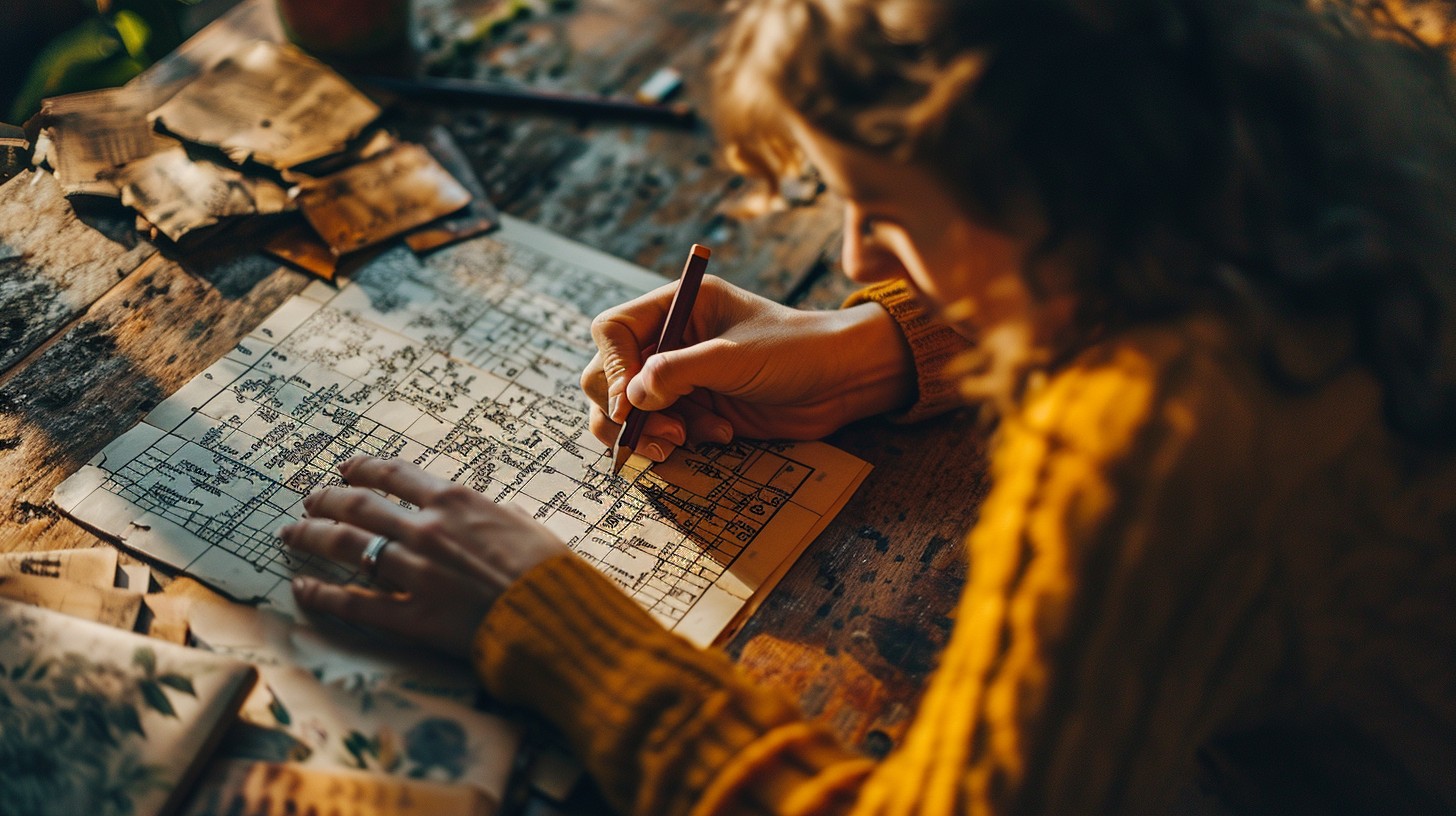 Fine Composing Free Composing Musical Notes Image - Creative, Woman, Sketching ...