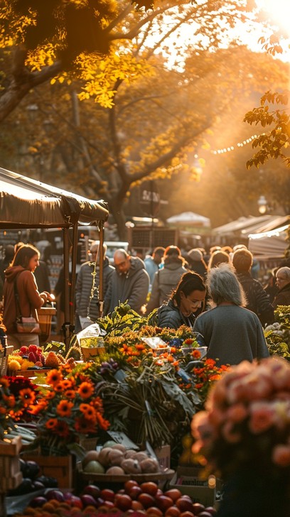 October Fall Market Free Autumn Market Street Image - Autumn, Market, Street | Download at ...