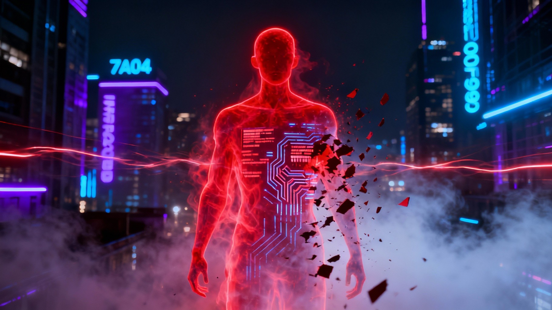 Free Red Digital Ghost Photo - Cyberpunk, Phantom, Ghost | Download at ...