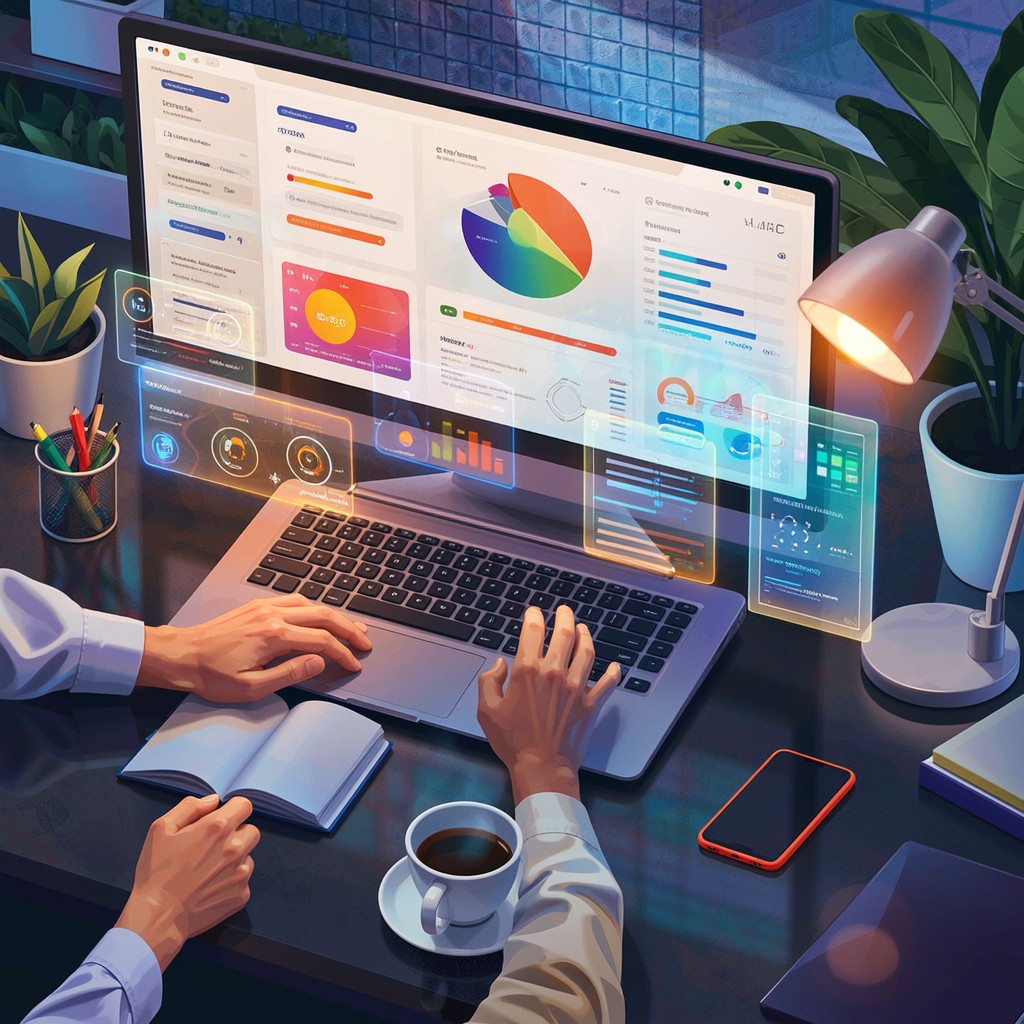 Free Collaborative Data Management Image - Dashboard, Holographic ...