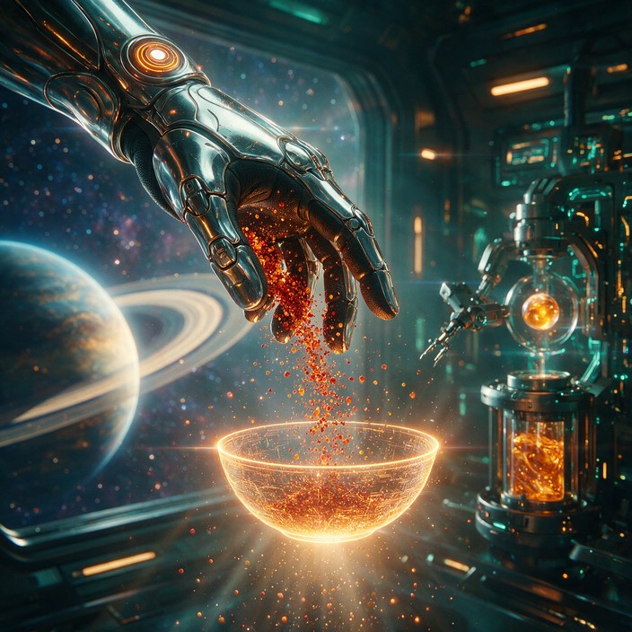 Red Chef Kitchen Tools Download Cosmic Robot Chef Image - Sci-fi, Futuristic, Spaceship ...