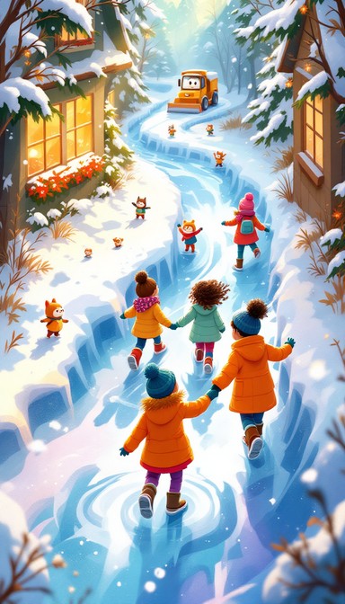Free Icy Path Friends Image | Download at StockCake