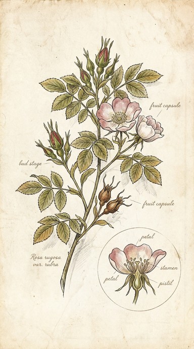 Sampling Flower Free Botanical Specimen Study Image - Botanical, Illustration ...