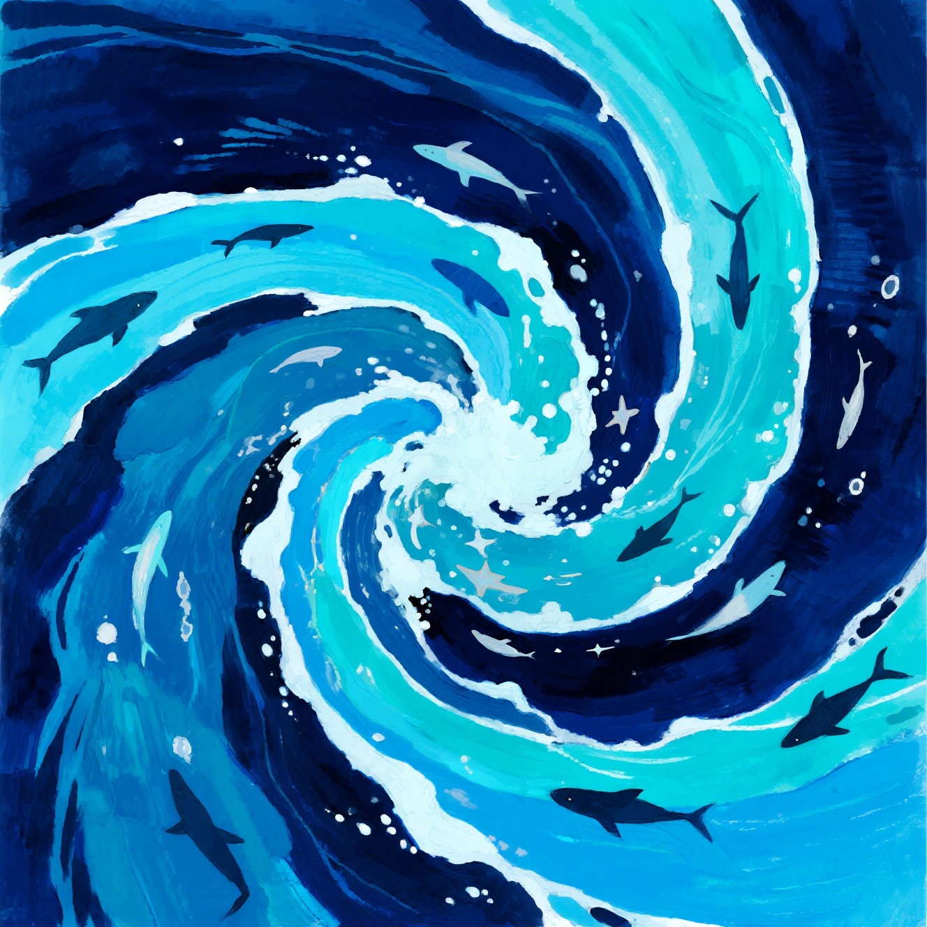 Free Swirling Ocean Vortex Image - Ocean, Vortex, Spiral | Download at ...