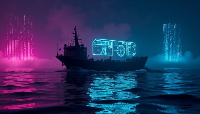 Free Neon Maritime Voyage Image - Cyberpunk, Neon, Ship | Download at ...