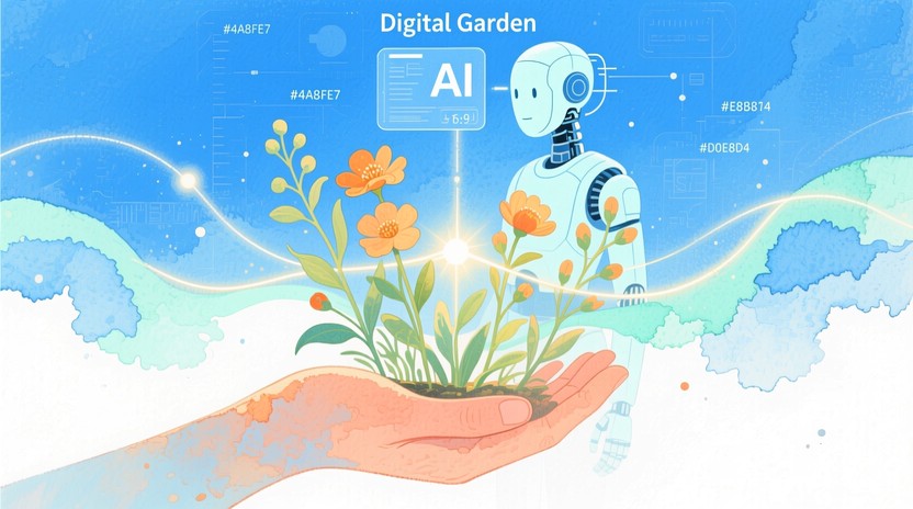 Free Digital Garden Blooms Image - Watercolor, Illustration, Digital ...