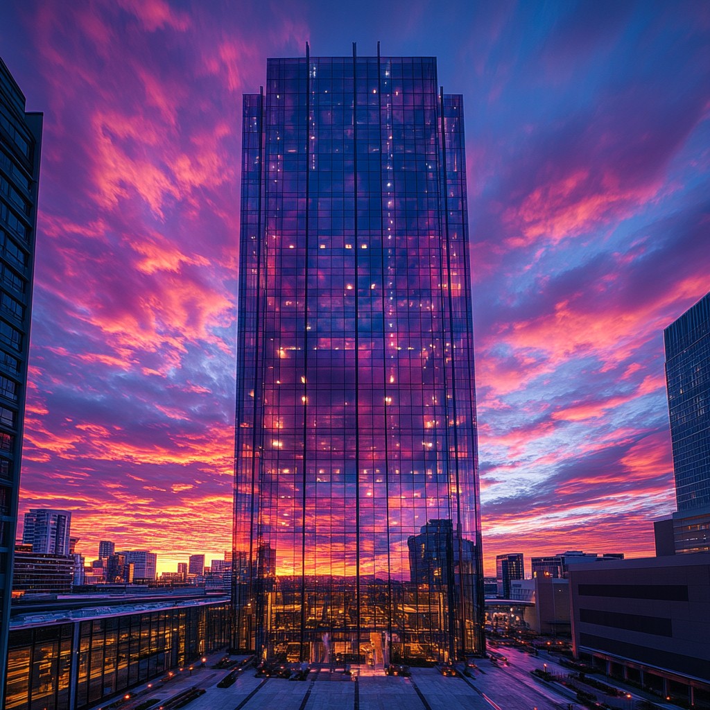 Free Sunset Urban Reflection Image - Sunset, Urban, Skyscraper ...