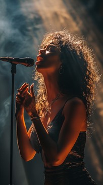 Singer Performance Stage Free Passionate Vocal Performance Image - Singer, Performance, Stage ...