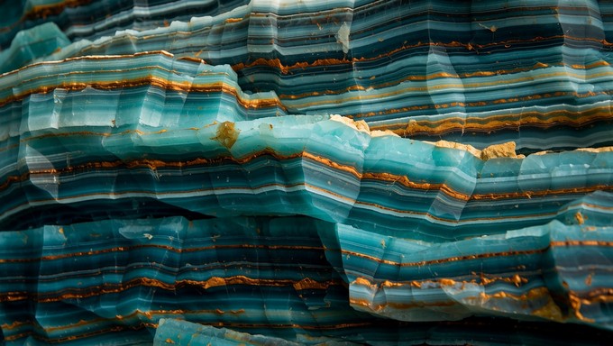 Free Turquoise Mineral Layers Image - Turquoise, Mineral, Geology ...