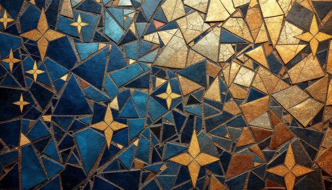 Star Moasic Pattern Free Celestial Mosaic Stars Image | Download at StockCake