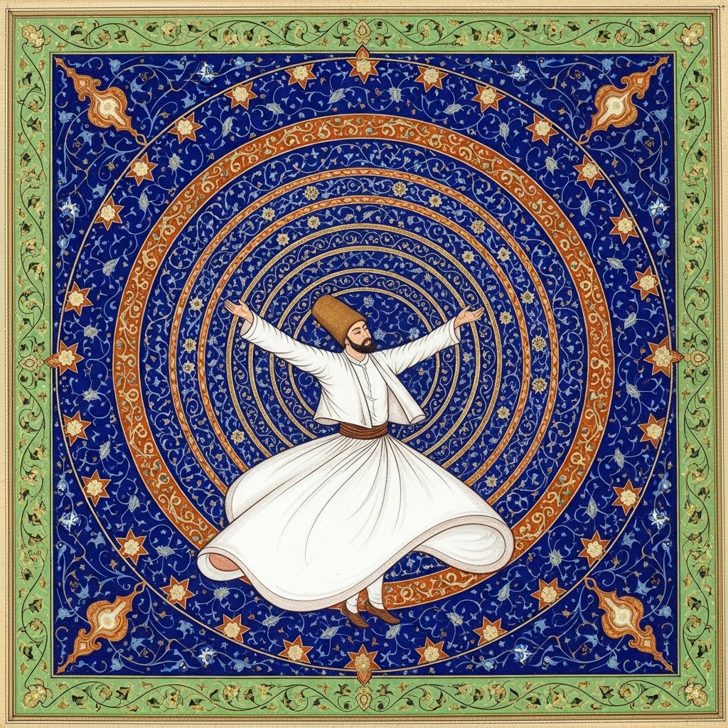 Free Whirling Dervish Art Image - Dervish, Whirling, Sufi | Download at ...