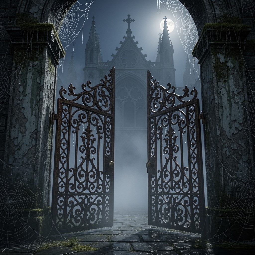 Free Gothic Gateway Mystery Image - Gothic, Gate, Fog | Download at ...
