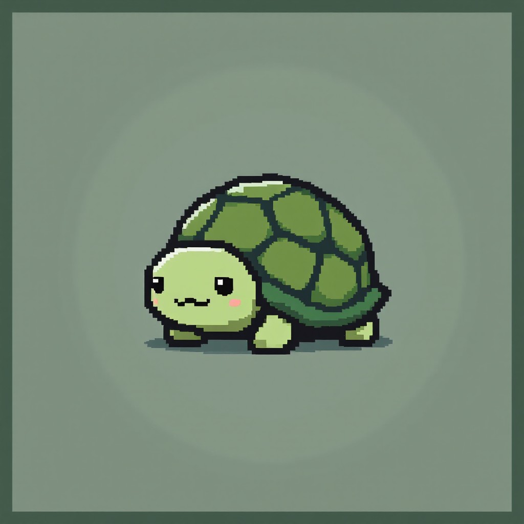 Free Gentle Pixel Turtle Image - Pixel, Turtle, Geometric | Download at ...